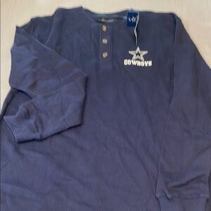 Blue Men's Shirt Cowboys JP-124
